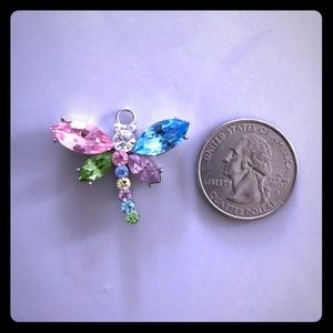 Rainbow Butterfly charm